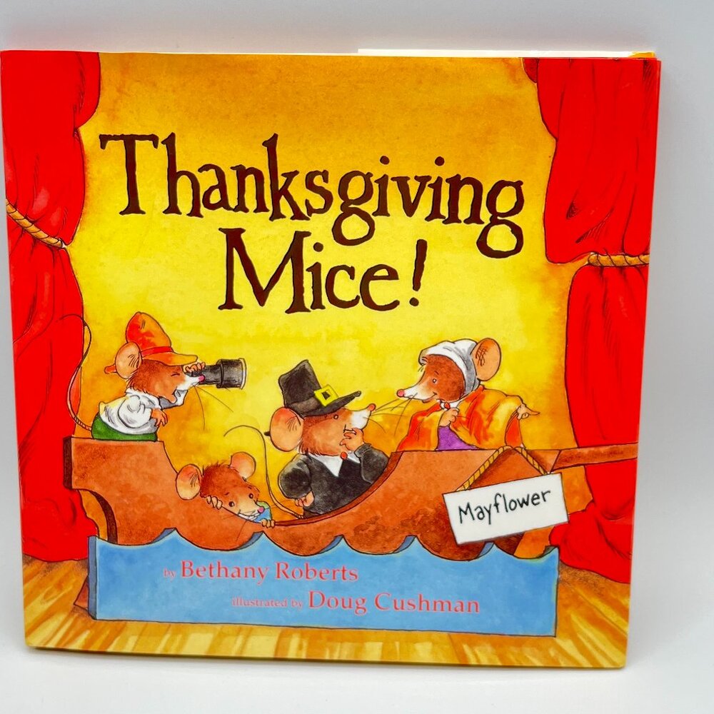 Thanksgiving Mice Holiday Story Hardcover Children's Kid Book